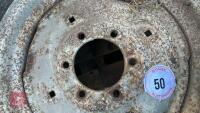 2 X 6.00-19 FRONT TRACTOR WHEELS &TYRES - 3