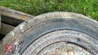 2 X 6.00-19 FRONT TRACTOR WHEELS &TYRES - 6