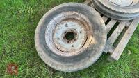 2 X 6.00-19 FRONT TRACTOR WHEELS &TYRES - 10