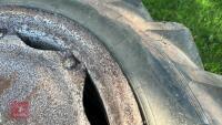 PAIR OF 12.4 11-32 TRACTOR WHEELS &TYRES - 5