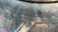 PAIR OF 12.4 11-32 TRACTOR WHEELS &TYRES - 6