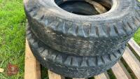 PAIR OF 7.50-16 TYRES - 4