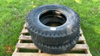 PAIR OF 7.50-16 TYRES - 5