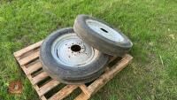 2 X 6.00-19 FRONT TRACTIOR WHEELS &TYRES - 9