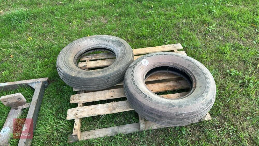 2 X 7.50-16 TYRES