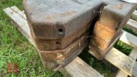 8 MASSEY FERGUSON FRONT WEIGHTS - 6