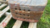 8 MASSEY FERGUSON FRONT WEIGHTS - 7