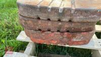 8 MASSEY FERGUSON FRONT WEIGHTS - 8