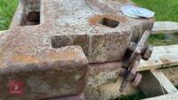 2 TRACTOR FRONT WEIGHTS - 5