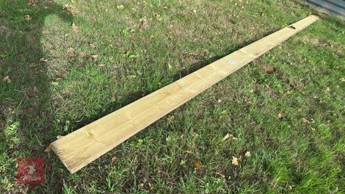6M LENGTHS OF 8'' X 1.5'' TIMBER