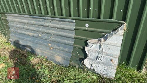 2 SHEETS OF BOX PROFILE TIN