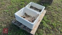 PAIR OF BELFAST SINKS - 2