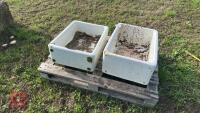 PAIR OF BELFAST SINKS - 3