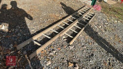 2 WOODEN LADDERS