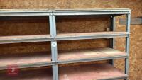 2 BAYS OF WORKSHOP RACKING - 12