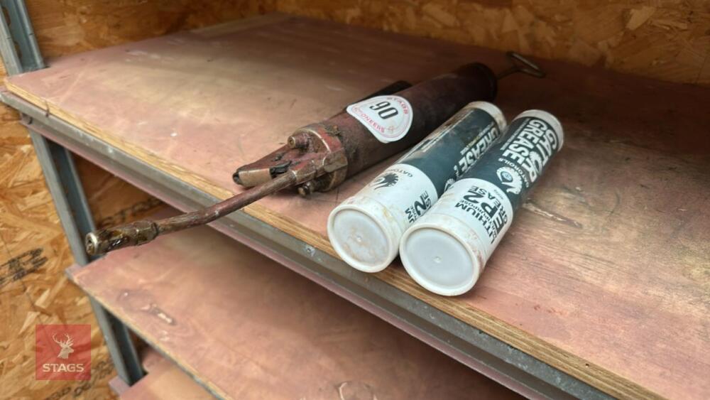 GREASE GUN & CARTRIDGES