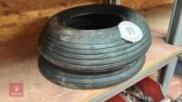 2 X 4.80/4.00-8 TYRES - 5