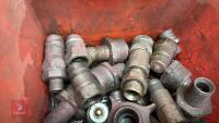 BOX OF HYDRUALIC FITTINGS - 2