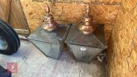 2 LARGE ORNATE LANTERNS
