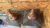 2 LARGE ORNATE LANTERNS - 4