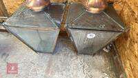 2 LARGE ORNATE LANTERNS - 7