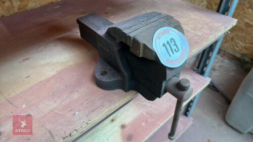 WOODEN 186B/3 WORKSHOP BENCH VICE