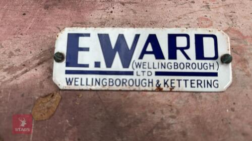 E WARD WELLINGBOROUGH & KETTERING PLAQUE