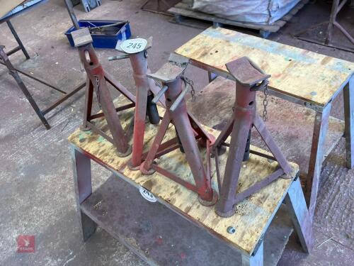 4 SEALEY 2.5T AXLE STANDS