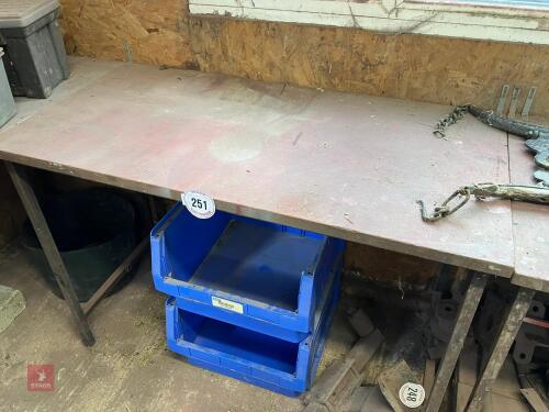 1.2M X 60CM WORKSHOP TABLE