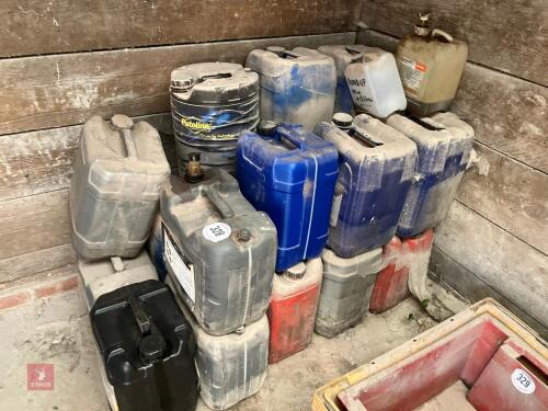 VARIOUS CHEMICALS & OILS