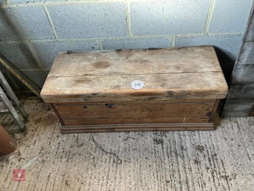 WOODEN STORAGE CHEST