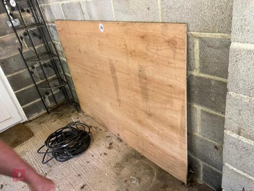 1.8M X 1.22M SHEET OF PLY BOARD