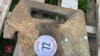 1 MASSEY FERGUSON 27KG FRONT WEIGHT - 4
