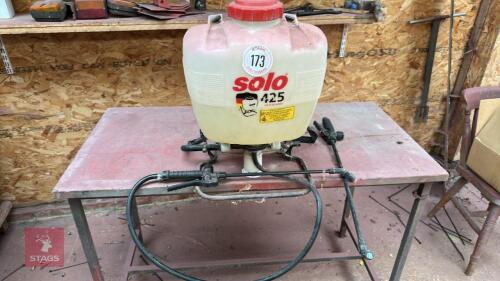 SOLO 425 KNAPSACK SPRAYER