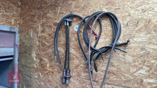 SPOOLS BLOCK & HYDRAULIC HOSES