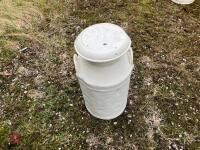 ALUMINIUM MILK CHURN C/W LID - 2