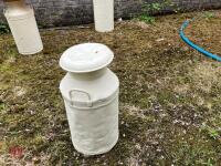 ALUMINIUM MILK CHURN C/W LID - 3