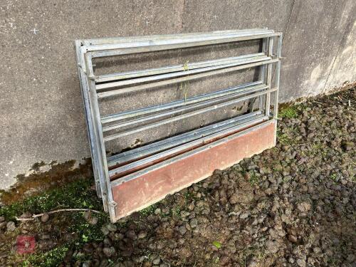 4 X 5' GALVANISED SHEEP FEED FRONTS