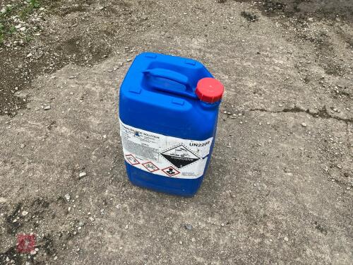 APPROX 22 LITRES OF FORMALIN 40 SOLUTION