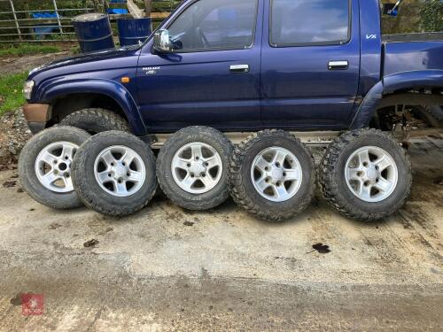 5 LAND ROVER DEFENDER ALLOY WHEELS
