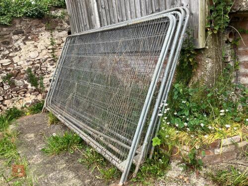 6 HERAS FENCING PANELS