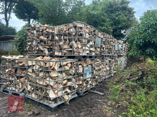 10 IBC CRATES OF LOGS