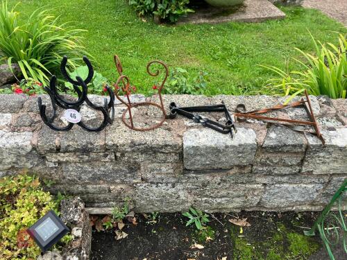 SELECTION OF HANGING BASKET SUPPORTS