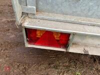 7' GALVANISED TIPPING CAR TRAILER - 7