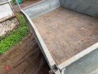7' GALVANISED TIPPING CAR TRAILER - 9