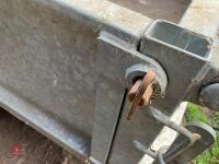 7' GALVANISED TIPPING CAR TRAILER - 12