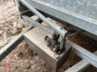 7' GALVANISED TIPPING CAR TRAILER - 19