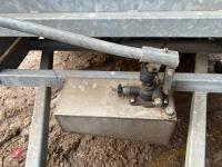 7' GALVANISED TIPPING CAR TRAILER - 20