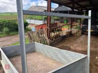 7' GALVANISED TIPPING CAR TRAILER - 25