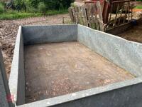 7' GALVANISED TIPPING CAR TRAILER - 26